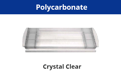 Volet Polycarbonate Crystal Clear