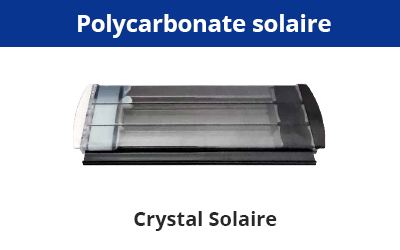 Volet Polycarbonate Crystal Solaire